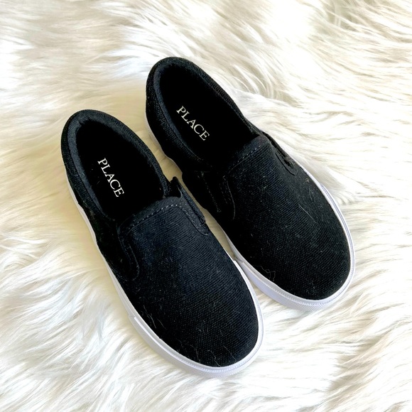 The Children's Place Other - NWOT Children’s Place Black Slip On shoes